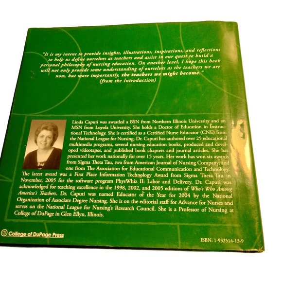 Little Lessons for Nurse Educators Linda Caputi 2006 Book Hardcover dust Jacket - Picture 2 of 4